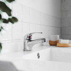 Nuie DTY305 Eon Mono Basin Mixer, Chrome