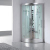 Image of Ariel Platinum DZ963F8 Steam Shower White 39" x 39" x 89" - Houux