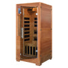 Image of Majestic 1-2 Person Hemlock Infrared Sauna w/ 5 Carbon Heaters - Houux