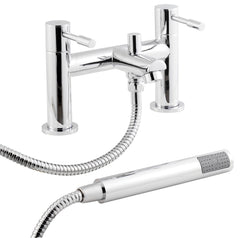 Nuie FJ314 Series Two Bath Shower Mixer, Chrome
