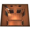 Image of JNH Lifestyles Freedom 2 Person Red Cedar Wood Carbon Fiber Far Infrared Sauna - Houux