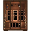 Image of JNH Lifestyles Freedom 3 Person Red Cedar Wood Carbon Fiber Far Infrared Sauna - Houux