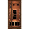 Image of JNH Lifestyles Freedom 1 Person Red Cedar Wood Infrared Sauna - Houux