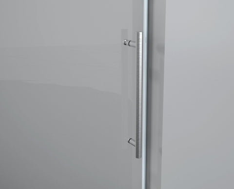 Legion Furniture GD9056-60 56" - 60" Single Sliding Shower Door Set With Brushed Nickel Hardware - Houux