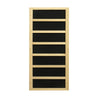 Image of Golden Designs "Monte Carlo" 4-5-person Corner Near Zero EMF Far Infrared Sauna Canadian Hemlock GDI-6445-01