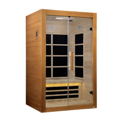 Golden Designs Dynamic "Toulouse"  2-Person Ultra Low EMF Far Infrared Sauna DYN-6208-01