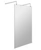 Image of Hudson Reed GPAF11 1100mm Wetroom Screen with Arms and Feet, Chrome