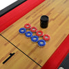 Image of Avenger 9-Foot Shuffleboard for Family Game Rooms with Padded Gutters, Leg Levelers, 8 Pucks and Wax - Houux