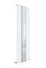 Image of Hudson Reed HL330 Revive Single Panel Radiator With Mirror 1800 x 499, High Gloss White