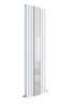 Image of Hudson Reed HL331 Revive Double Panel Radiator With Mirror 1800 x 499, High Gloss White