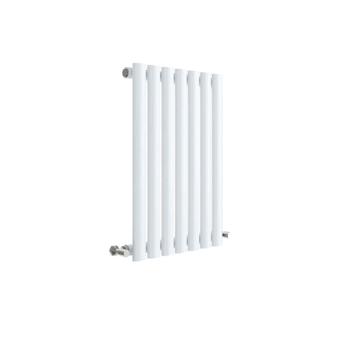 Hudson Reed HL337 Revive Horizontal Single Panel Radiator 600 x 412, High Gloss White