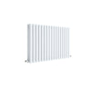 Image of Hudson Reed HL339D Revive Horizontal Double Panel Radiator 600 x 992, High Gloss White