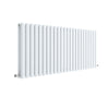 Image of Hudson Reed HL340D Revive Horizontal Double Panel Radiator 600 x 1398, High Gloss White