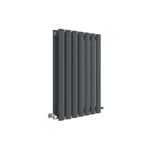 Hudson Reed HLA37D Revive Horizontal Double Panel Radiator 600 x 412, Anthracite