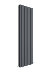 Hudson Reed HLA47D Sloane Vertical Double Panel Radiator 1800 x 528, Anthracite