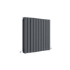 Image of Hudson Reed HLA55D Sloane Horizontal Double Panel Radiator 600 x 586, Anthracite