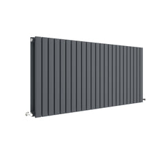 Hudson Reed HLA59D Sloane Horizontal Double Panel Radiator 600 x 1398, Anthracite