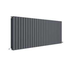 Hudson Reed HLA60D Sloane Horizontal Double Panel Radiator 600 x 1572, Anthracite