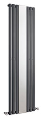 Hudson Reed HLA78 Revive Single Panel Designer Radiator With Mirror, Anthracite