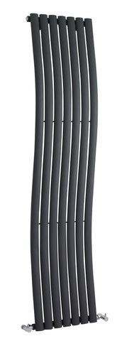 Hudson Reed HLA95 Revive Wave Designer Radiator, Anthracite