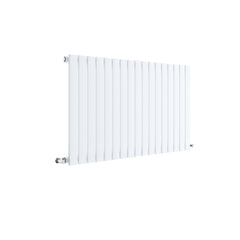 Hudson Reed HLW56 Sloane Horizontal Single Panel Radiator 600 x 992, Satin White