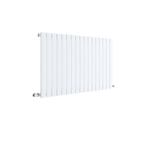 Hudson Reed HLW56 Sloane Horizontal Single Panel Radiator 600 x 992, Satin White