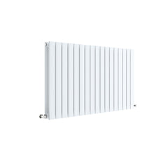 Hudson Reed HLW56D Sloane Horizontal Double Panel Radiator 600 x 992, Satin White