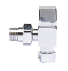 Hudson Reed HT324 Angled Radiator Valve Pack (Pairs), Chrome