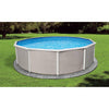 Image of Belize Oval Steel Wall Above Ground Pool w/ 6-in Top Rail - Houux