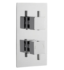 Nuie JTY301 Twin Thermostatic Shower Valve, Chrome