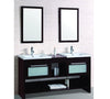 Image of Legion Furniture WT9118-R Double Sink Vanity With Two Mirrors, No Faucet (One Box With Two Mirror) - Houux