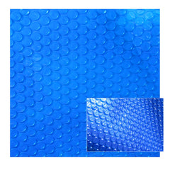 8-mil Solar Blanket for Round Above-Ground Pools – Blue - Houux