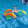 Image of Beach Striped Flip Flop 71-in Inflatable Pool Float - Houux
