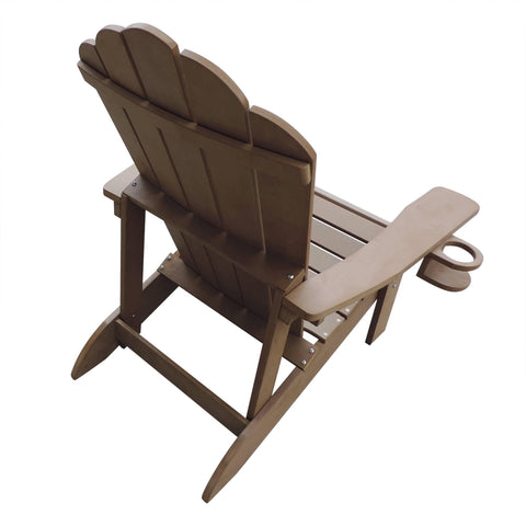 Adirondack Chair in Teak - Outdoor Deck, Patio Seating - Houux