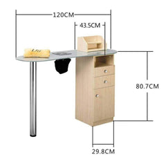 DIR Salon Manicure Table Dolce with Dust Extractor DIR 3404