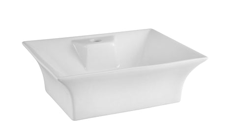 Nuie NBV005 Rectangular Vessel, White