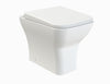 Image of Nuie NCG406 Ava Back To Wall Pan & Soft Close Seat, White