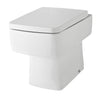 Image of Nuie NCH106B Bliss Back to Wall Pan Square, White