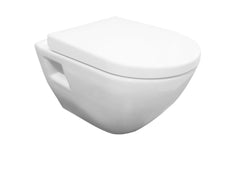 Nuie NCU900C Provost Wall Hung Pan Round, White