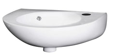 Nuie NCU932 Melbourne 350mm Wall Hung Basin Round, White