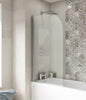 Image of Nuie NSS1 Pacific Round Bath Screen, Polished Chrome