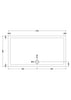 Image of Nuie NTP064 Rectangular Shower Tray 1700 x 900mm, White