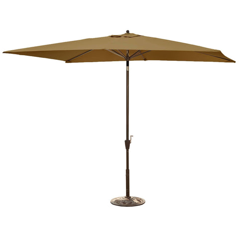 Adriatic 6.5-ft x 10-ft Rectangular Market Umbrella in Olefin - Houux