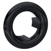 Image of Nuie OVFL02 Ceramic Black Overflow Cover, Matt Black