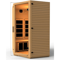 JNH Lifestyles Vivo 2-3 Person Hemlock Wood Carbon Fiber Far Infrared Sauna