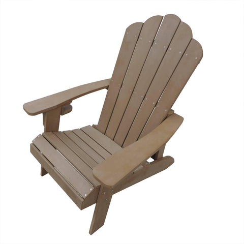 Adirondack Chair in Teak - Outdoor Deck, Patio Seating - Houux