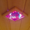 Image of 3-Person Cedar Corner Infrared Sauna w/ 7 Carbon Heaters - Houux