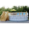 Image of Above Ground Pool Fence Kit - Taupe - Houux