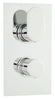 Image of Hudson Reed REI3610 Reign Twin Thermostatic Shower Valve, Chrome