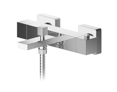 Nuie SAN005 Sanford Wall Mounted Thermostatic Bath Shower Mixer, Chrome